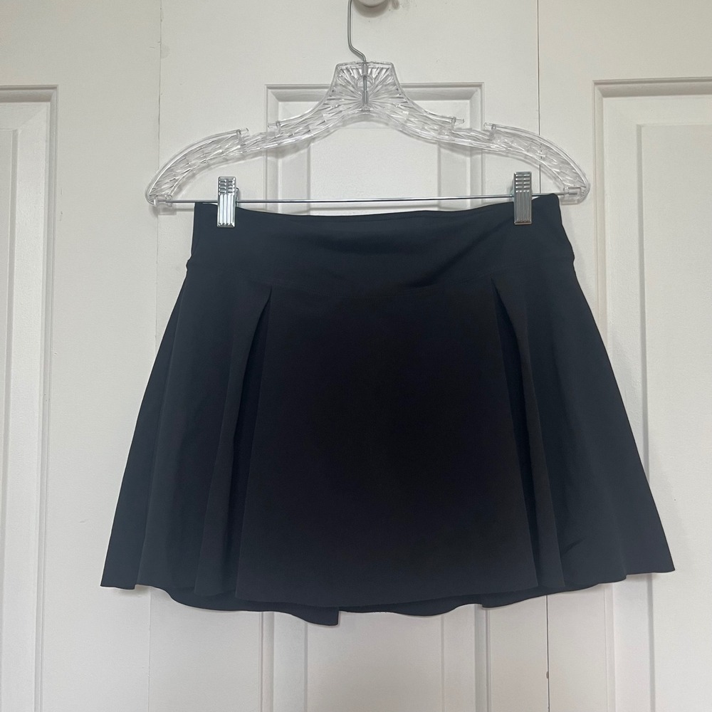 Nike Women's Black Pleated Mini Skort Tennis Preppy Size Medium